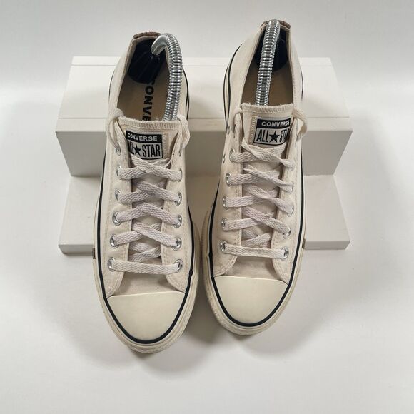 Converse CTAS Leopard Lift Ox Low Women's Sneakers 565626C Ivory Size 8.5 - Picture 6 of 11